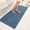 Blue, variant on Bathroom Rugs Non Slip Washable 44x24, Extra Thick Soft Chenille Absorbent Bath Mat, High Density Barrier Non Slip Backing, Quick Dry Plush Shaggy Floor Carpet for Tub&Shower, Black