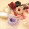 thumbnail image 2 of Dsseng 1 Rouleau 10 Yards de Long 4 cm de Large Fil Queue de Poisson Nœud Dentelle Neige Fil - pour Emballage Floral Cuisson Robe de Mariée Décoration DIY - Cadeau Parfait pour Artisans et Amateurs de DIY, 2 of 7