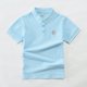 thumbnail image 4 of Odeerbi Camisas de Golf de Algodón Para Niños Botón de Solapa Bordado Camisas de Tenis de Manga Corta Uniforme Escolar, 4 of 5