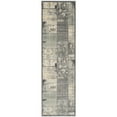 thumbnail image 3 of SAFAVIEH Paradise Gaila Abstract Floral Area Rug, Grey/Anthracite, 4' x 5'7", 3 of 6