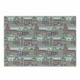 thumbnail image 1 of Dutch Cutting Board, Traditional Colorful Amsterdam Houses Sketch Style Architecture Themed Illustration, Decorative Tempered Glass Cutting and Serving Board, Small Size, Multicolor, by Ambesonne, 1 of 1