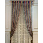 ZiDeTang Glitter S Style Polyester String Door Curtain Tassel Room Divider Curtain