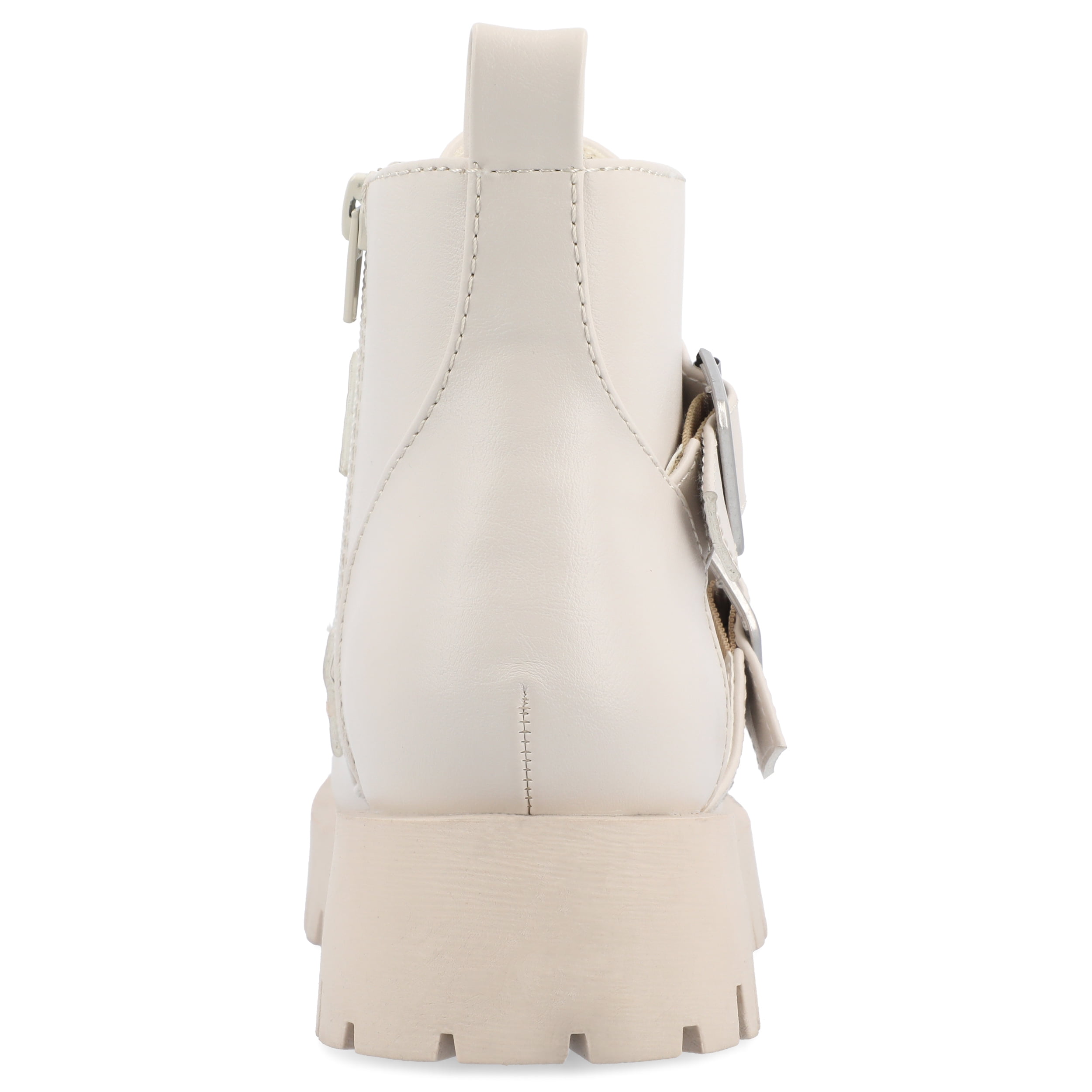 Journee Womens Maebry Treaded Outsole Round Toe Booties