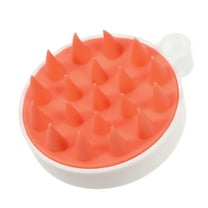 Vocoste Scalp Massager Hair Scalp Massager Shampoo Brush White Orange 3.62"x3.07"x1.38" Massager Tools