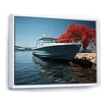 thumbnail image 2 of Designart "Port Harbor Forms IV" Nautical & Beach Floater Framed Wall Art Print, 2 of 7