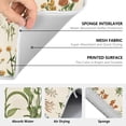 thumbnail image 6 of Yayeee Dish Drying Mat for Kitchen Counter 16" x 18" Microfiber Super Absorbent Coffee Decorative Pad, Beige Wildflowers, 6 of 9