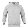 thumbnail image 2 of Dpytoraw Mens Autumn And Winter Letter Oversize Loose Hooded Pullover Sweater Top Blouse Coat, 2 of 5