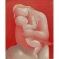 thumbnail image 2 of Mikuláš Galanda 12x14 Gold Ornate Wood Frame and Double Matted Museum Art Print Titled - Mother (Pink Madonna) (1933), 2 of 4