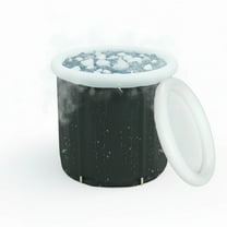 Nygira Ice Bath Tub with Lid, Portable Foldable Cold Plunge Tub for Athletes Recovery & Adult, Large Capacity Indoor Outdoor Use, 105 Gallons