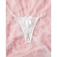 thumbnail image 3 of Bridal Wedding Thong White Lace, 3 of 5