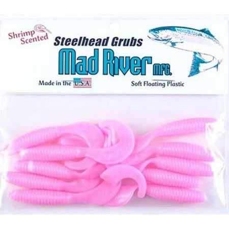 Mad River Hd Grub Flow Pink 1.5 Fishing Equipment