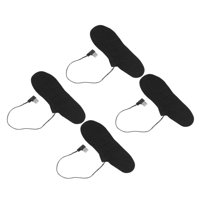 Plantillas calefactadas Jadeshay 4 piezas eléctricas para botas tamaño 22x8,5 cm