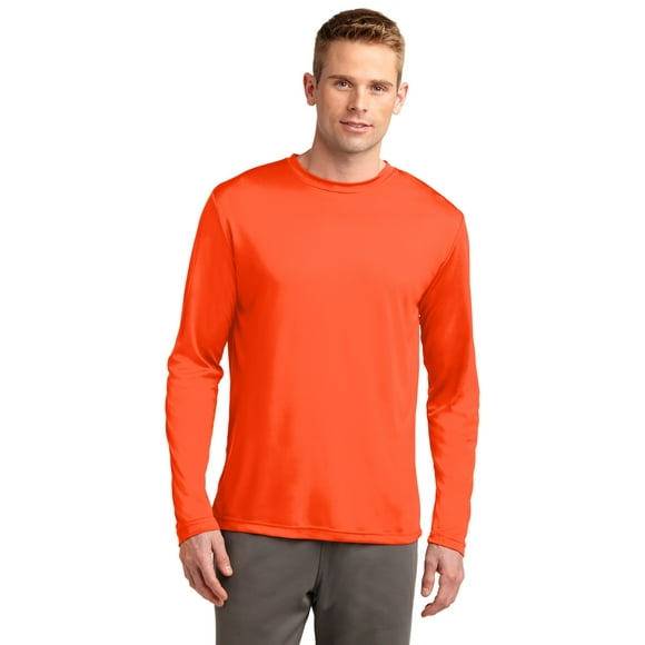 Sport-Tek ® Long Sleeve Posicharge ® Competitor™ Tee. St350ls Xl Neon Orange