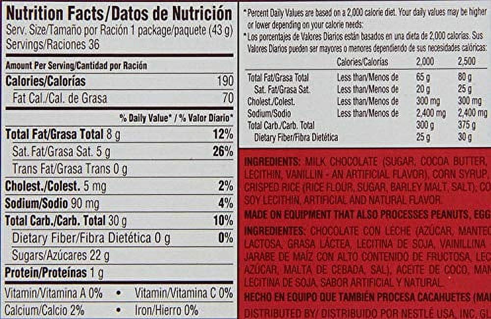 Milk Chocolate, Full Size Bulk Candy (Pack Of 36), New Pack