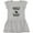 AC-Heather Grey, variant on Inktastic Daddy Future Hunting Buddy Girls Toddler Dress