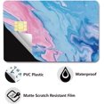 Card Skin Sticker Wave Quicksand Debit Credit Card Skins Covering