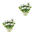 thumbnail image 2 of Advancent Paquete de 9 flores artificiales, decoración de rosas, ramo de manualidades para bodas, atmósfera, habitación, accesorios de fotografía Type1 NO1 Advancent CBP258426, 2 of 5