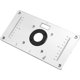 thumbnail image 1 of Placa de inserción de aluminio para mesa de enrutador de 235mm X 120mm X 8mm con 4 anillos y tornillos para bancos de carpintería Banban ZefeiWu 8390612563744, 1 of 1