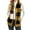 Yellow, variant on Bellella Ladies Waistcoat Zip Up Sherpa Jacket Plaid Fleece Vest Casual Sleeveless Outerwear Women Fuzzy Vests Navy Blue L