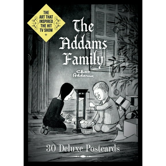 The Addams Family: 30 Deluxe Postcards: Revised Edition, (Hardcover)