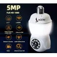 thumbnail image 2 of Lagom Cámaras De Seguridad Cámara Ip Con Bombilla E27 Visión Nocturna Wifi Panorámica De 355° 1080p Hdpara Hogar Inteligente Fácil De Instalar Diseño De Iluminación Led, 2 of 8