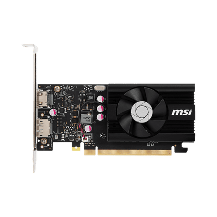 MSI GeForce GT 1030 4GB GDDR4 PCI Express 3.0 x16 (uses x4) ATX Video Card GT 1030 4GD4 LP OC