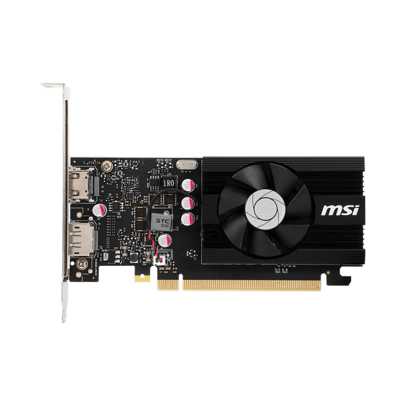 MSI GeForce GT 1030 4GB GDDR4 PCI Express 3.0 x16 (uses x4) ATX Video Card GT 1030 4GD4 LP OC