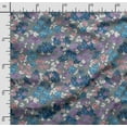 thumbnail image 2 of Soimoi Florals Print, Silk Fabric, Decor Sewing Fabric by The Yard 42 Inch Wide,Decorative Fabric for Shirts Suits Ties, Gray, 2 of 5