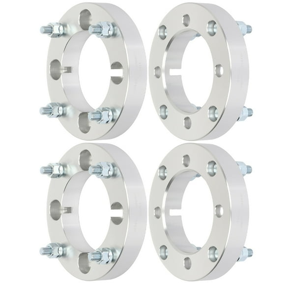 ECCPP 4x 4 lug Wheel Spacers Adapters 4x137 to 4x156 12x1.5 110mm 1.25" silver Compatible with 2008-2015 for Can-Am Renegade 500 2007-2008 for Can-Am Renegade 800