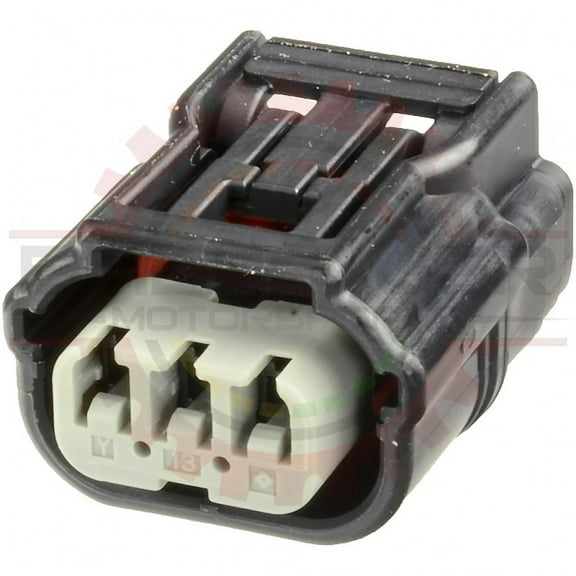 Ballenger Motorsports - 3 Way Sumitomo HV 040 Plug with high keyway Connector Pigtail - Black