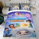 thumbnail image 4 of Abominable Conjunto de sábanas temático, trío de piezas, cómodo y amigable con la piel, diseño único, regalo de decoración para el hogar para familiares, amigos y fans, 90 cm * 190 cm, 4 of 6