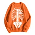thumbnail image 4 of SIYUDAN Sweatshirt for Women Halloween Graphic Pumpkin Sweatshirt Long Sleeve Crewneck Orange Sweater for Woman Fall Outfit for Women S, 4 of 4
