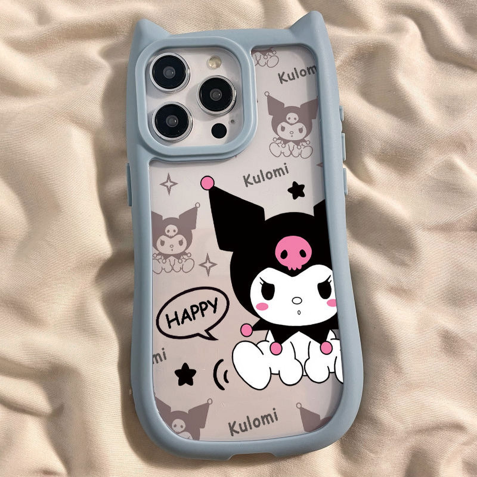 Kuromiスマホケース付き Sanrio Kuromi Cartoon So Cute Phone Case For iPhone 15 14 13 12 11