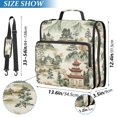 thumbnail image 2 of FORMRS Zipper Binder with Shoulder Strap 2-inch Ring 500 Sheet Capacity File Bag, Green Mountain Pattern, 2 of 5