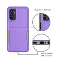 thumbnail image 4 of For Samsung Galaxy A13 4G Case ,Sturdy Phone Case for Galaxy 13 5G 6.5 inch ,Takfox Shockproof Protection Heavy Duty Armor Hard Plastic & Rubber Rugged Bumper 2-in-1 Case Cover ( Purple ), 4 of 6