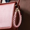 thumbnail image 6 of Segolike Handbag Handle Shoulder Bag Strap PU Leather 44cm Handmade Parts Accessories Weave Bag Belt Replacement Handle for Clutch Bag Tote Short Bag pink, 6 of 8