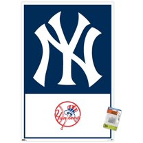 MLB New York Yankees - Logo 22 Wall Poster with Pushpins, 22.375" x 34"