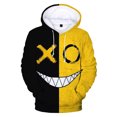 thumbnail image 3 of Sudadera con capucha con estampado 3D de cara sonriente de diablo a la moda para hombre y mujer, estilo hip hop, informal, divertida, con estampado XOXO, 3 of 5
