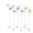 6Pcs-b, variant on Artificial Dragonfly Decor, Garden Stakes and Clips, Outdoor Yard Art, Decorative Insects