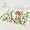 thumbnail image 2 of Yellow Lemon Fruit Slices White Pattern Blanket,Comfortable Soft Flannel Throw Blanket,All Season,Warm Lightweight Blankets for Sofa Bed Couch Living Room Chair,30"x40", 2 of 4