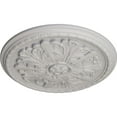 thumbnail image 3 of Ekena Millwork 17 1/8"OD x 1 1/2"P Washington Ceiling Medallion (Fits Canopies up to 2 7/8"), Hand-Painted Ultra Pure White, 3 of 6