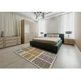 thumbnail image 4 of Ahgly Company Indoor Square Patterned Brown Novelty Area Rugs, 3' Square, 4 of 6