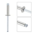 thumbnail image 3 of Uxcell 5mm Diameter 16mm Grip Length Silver Tone 304 Stainless Steel Blind Rivets 25 Pack, 3 of 4