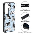 thumbnail image 2 of WIRESTER Shockproof Soft Rubber Cover Case for Samsung Galaxy S26+ / S26 Plus 6.7" 2026, Siberian Husky Funny Playful Postures On Light Blue Background, 2 of 5