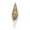 Gold and White Ombre, variant on 4-Count Red and White Glitter Ombre Finial Shatterproof Christmas Ornaments, 8.35", by Holiday Time