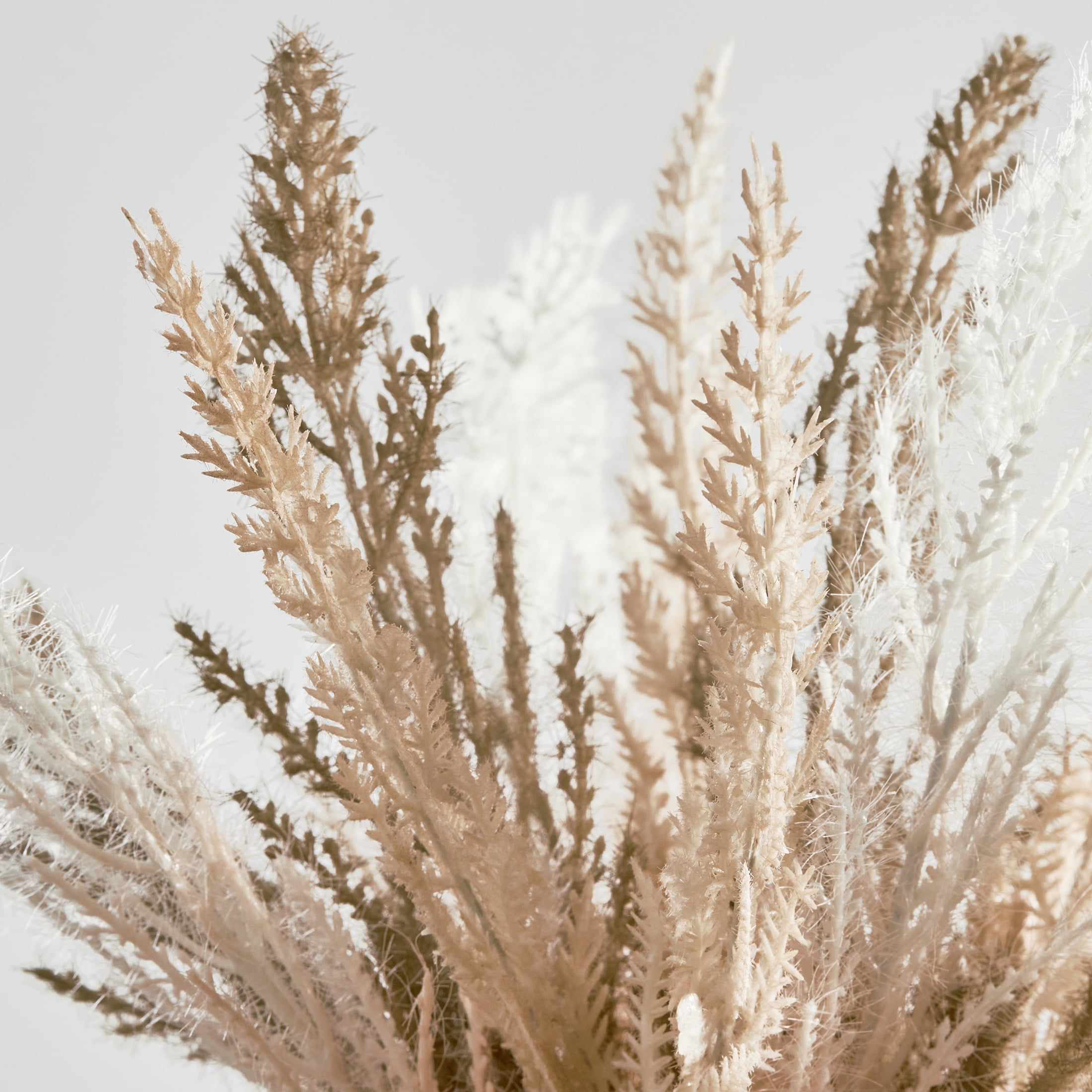 Better Homes & Gardens Mixed Artificial Pampas Grass in Cement Vase