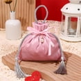 thumbnail image 1 of Typpkmm Packing Drawstring Velvet Pouch Sachet Gift Bag, 1 of 7