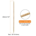 thumbnail image 2 of Uxcell 5Pcs Bamboo Knitting Needles Double Pointed Size US 7(4.5mm) Carbonized 7.9 inch(20cm) Straight for Handmade Creative DIY, 2 of 6