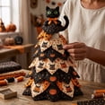 thumbnail image 4 of DIY Halloween Quilted Fabric Tree Kit,Sewing Craft Project with Padded Fabric Pieces Handmade,Fall Holiday Decoration for Mantel Shelf,Tabletop,Home Decor Gift(F), 4 of 6