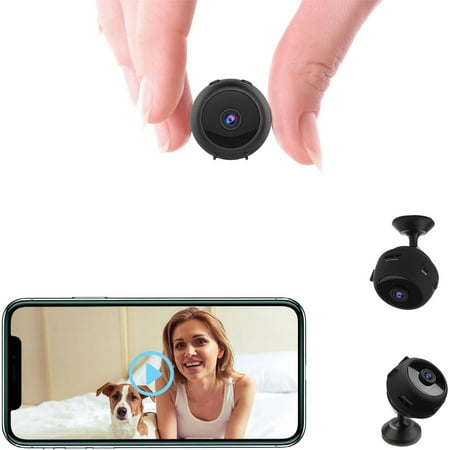 Mini Spy Camera WiFi Hidden Camera 2024 Upgraded 4K Smallest Home Security Wireless Nanny Cam Tiny Long Standby Motion Detection Alerts Night Vision Real Time Record Surveillance Camera for Indoor